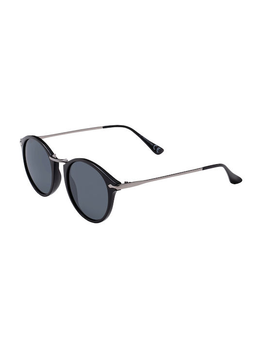 Sunglasses with Black Frame and Black Mirror Lens 025041