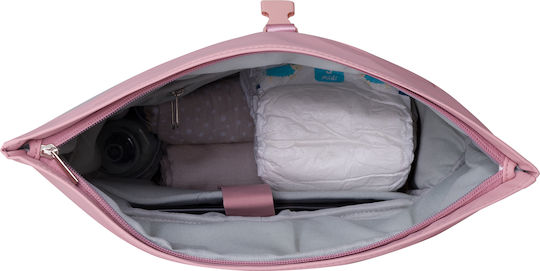 Kikka Boo Wickeltasche-Wickelrucksack Jayden Rosa 34cm.