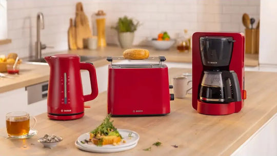 Bosch MyMoment Βραστήρας 1.7lt 2400W Κόκκινος