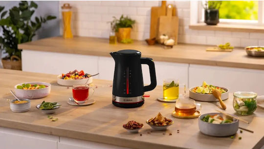 Bosch MyMoment Fierbător 1.7lt 2400W Negru