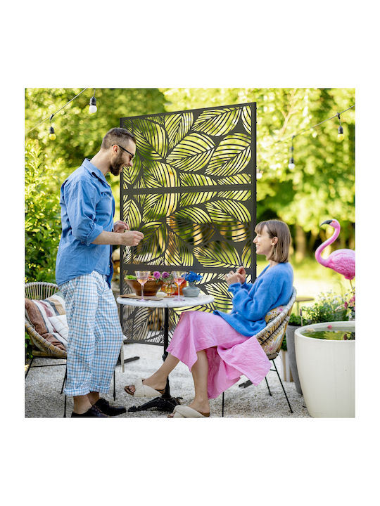 Outsunny Raumteiler Metall 122x198cm