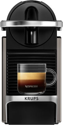 Krups Pixie Καφετιέρα για Κάψουλες Nespresso Πίεσης 19bar Γκρι