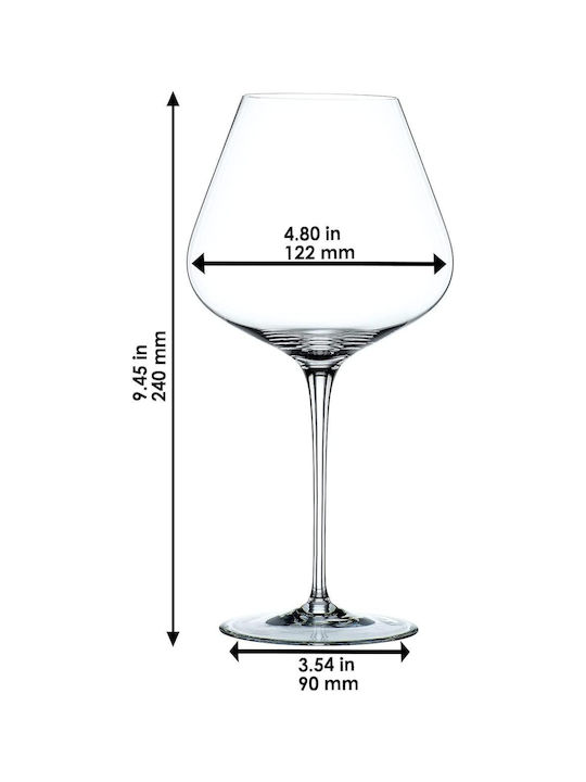 Nachtmann Set Gläser für Weiß- und Rotwein aus Kristall 840ml 4Stück
