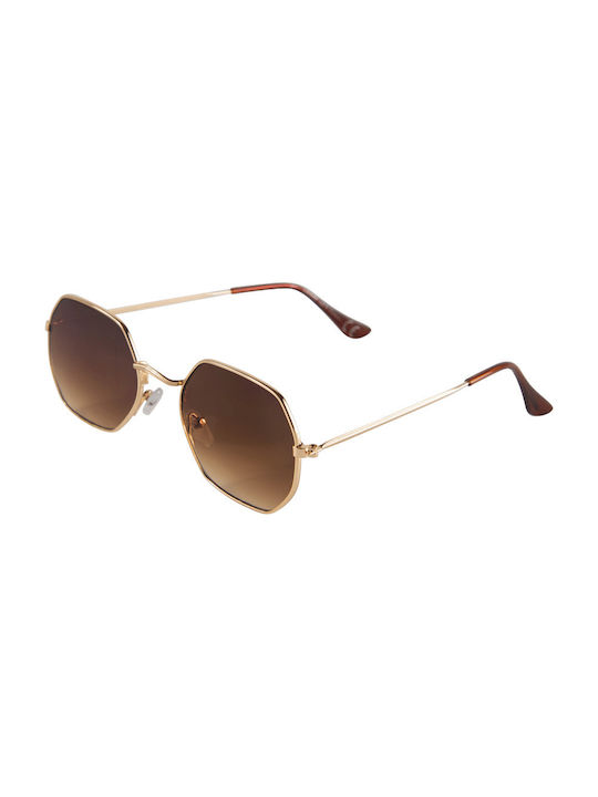 Sunglasses with Gold Metal Frame 01-3066-2