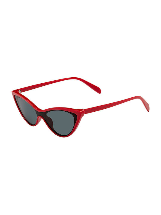 Women's Sunglasses with Red Frame 01-2205-4