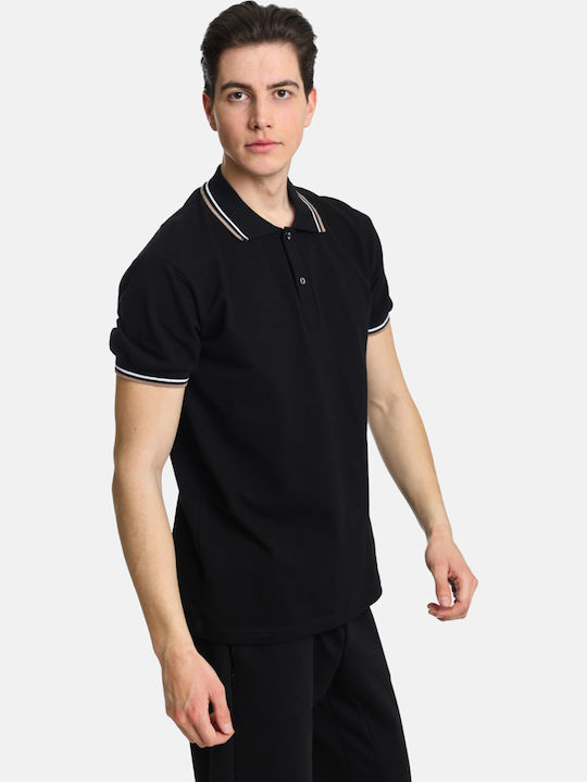 Polo T-Shirt Schwarz