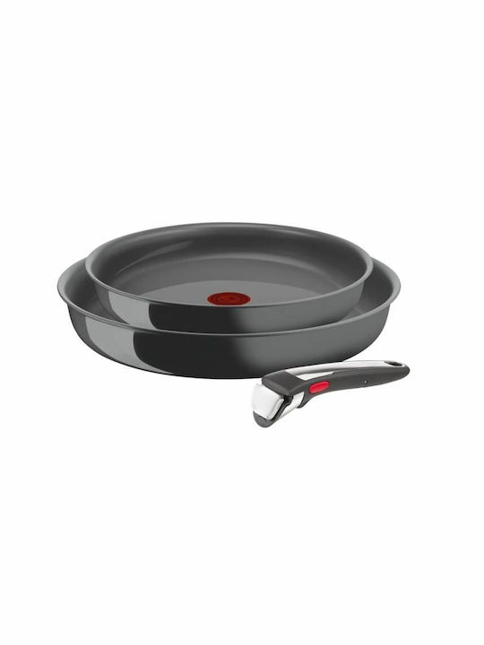 Tefal Pans Set of Aluminum with Non-stick Coating 3pcs