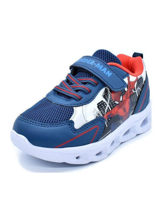 Kids Sneakers Anatomic with Scratch & Lights Blue