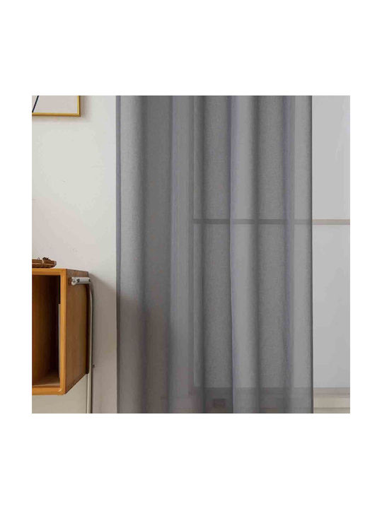 Beauty Home Sharp Art 8448 Ύφασμα Κουρτίνας Γκρι