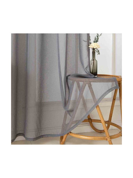 Beauty Home Sharp Art 8448 Ύφασμα Κουρτίνας Γκρι