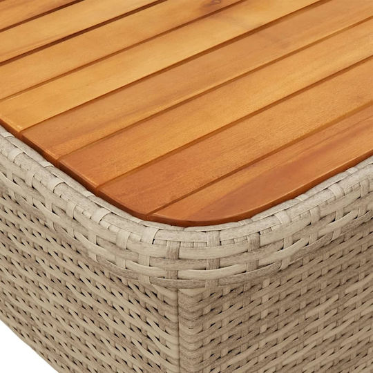 Garten- und Outdoor-Möbelsets 2 Stück Beiges mit Kissen