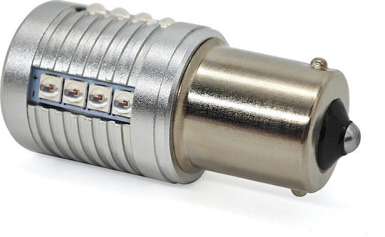 Lămpi Autoturismului P21W / BA15S / R5W / R10W Canbus LED Roșu 12V / 24V 1buc