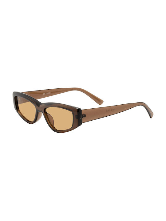 Sunglasses with Brown Plastic Frame and Brown Lens 02-4518-03