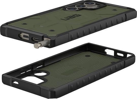UAG Pathfinder Umschlag Rückseite Silikon / Kunststoff 2mm Grün (Galaxy S24 Ultra)