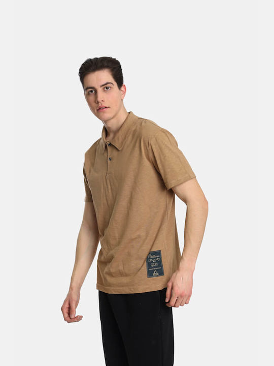 Paco & Co Men's Blouse Polo Brown