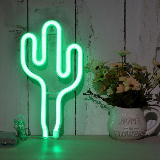 Decorative Lamp Cactus Green