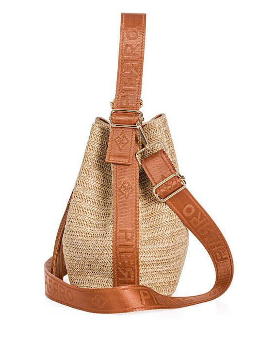 Pierro Accessories Damen Beutel Schulter Beige