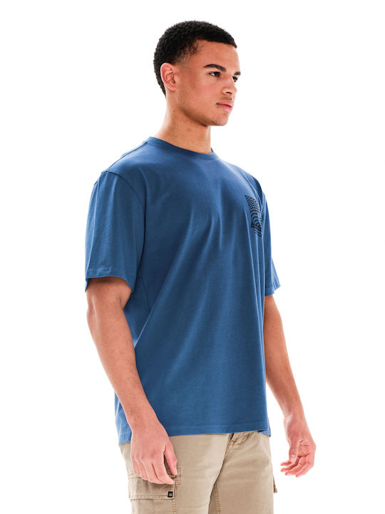 Emerson Herren T-Shirt Kurzarm Blau