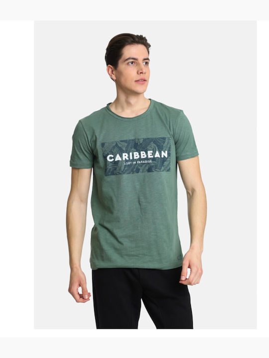 Paco & Co Men's Short Sleeve T-shirt Green