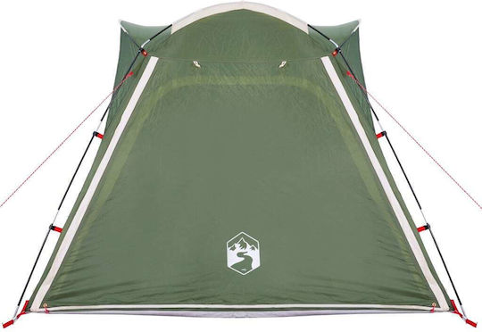 vidaXL Summer Camping Tent Green for 4 People 240x221x160cm