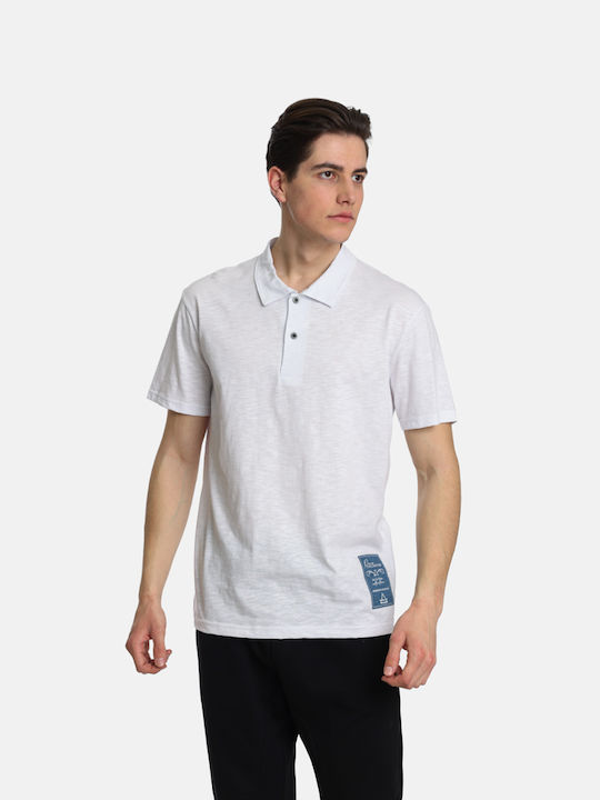 Paco & Co Herren Kurzarmshirt Polo Weiß