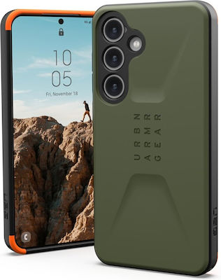 UAG Civilian Umschlag Rückseite Silikon 2mm Grün (Galaxy S24+) 214438117272