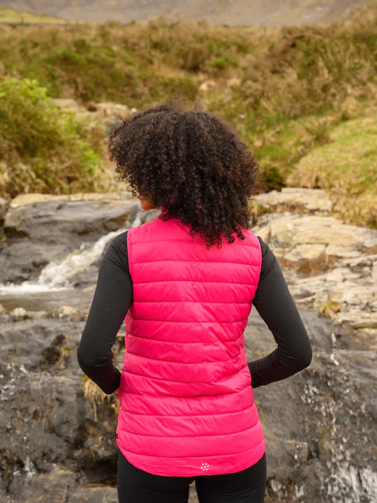 Vesta de puf pentru femei MAC IN A SAC Alpine - fucsia