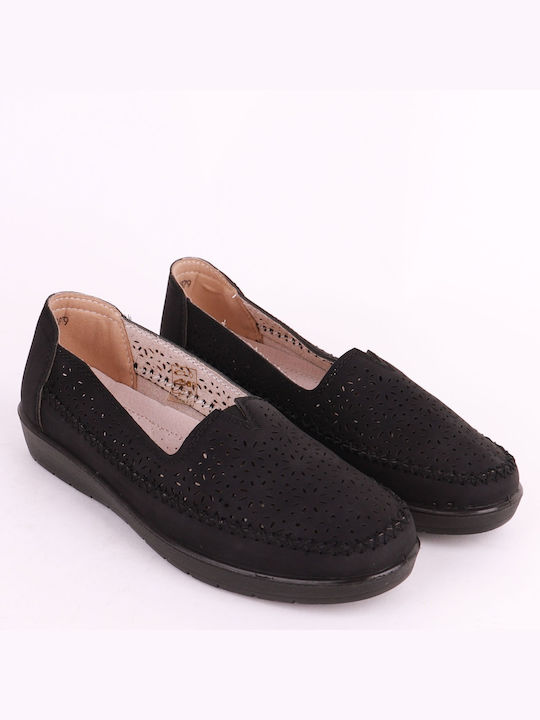 Anatomic Help Women's Moccasins in Black Color