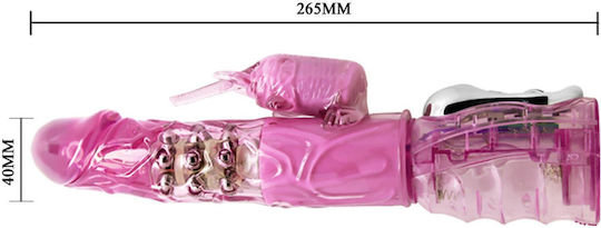 Baile Vibrator Kaninchen 26cm Rosa