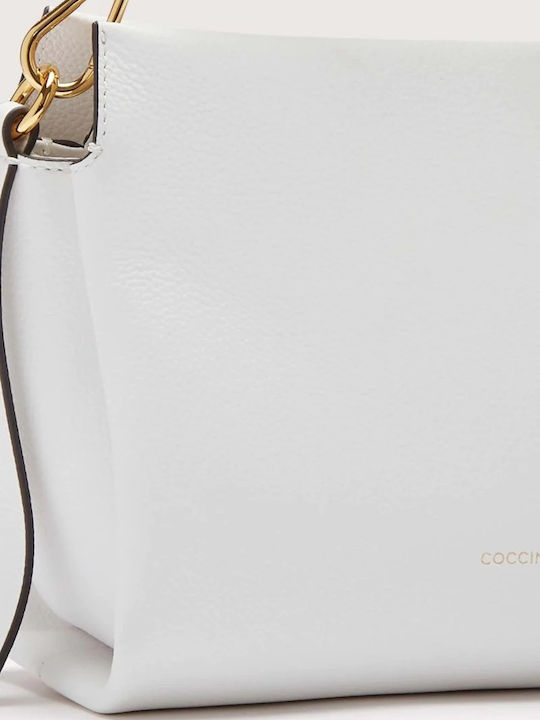 Coccinelle Leather Women's Bag Shoulder White