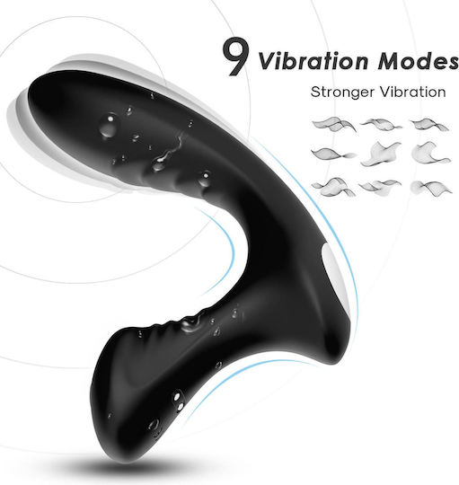 Boss Of Toys Anal Vibrator Large Black 15cm