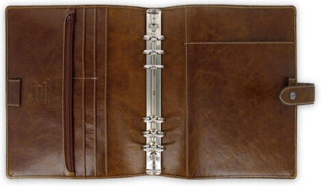 Filofax Organiser A5 Malden Daily Agendas Brown