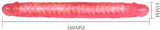Пенис огъващ се гръбнак двойно проникване 36cm