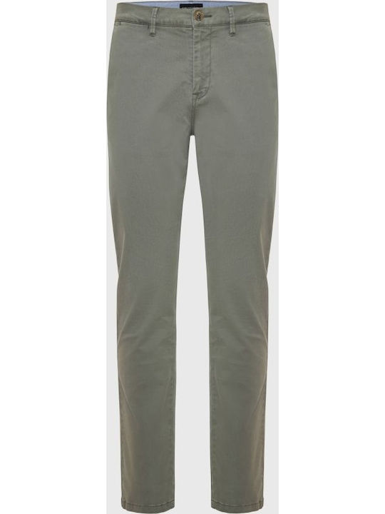 Trousers Chino Elastic in Regular Fit Sage Green
