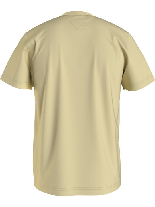 Tommy Hilfiger Herren T-Shirt Kurzarm Gelb