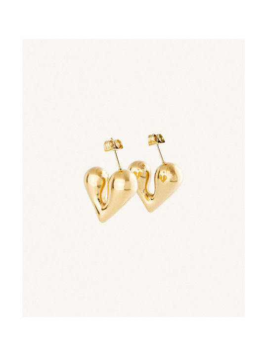 StanStefan Earrings made of Steel Gold Plated