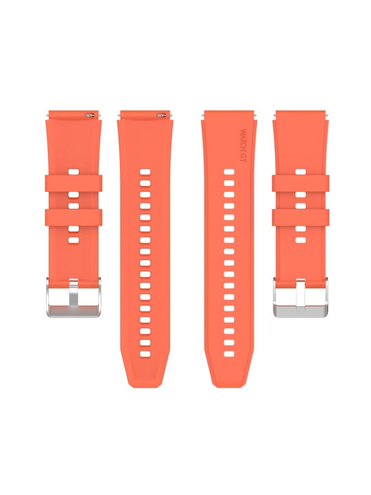 Strap Silicone Orange (Huawei Watch GT2 / GT3 (42mm) / GT3 Pro (43mm)Honor Magic Watch 2Realme Watch 2)