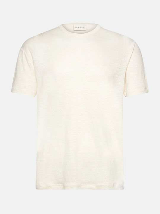 Gant Men's Short Sleeve T-shirt Beige