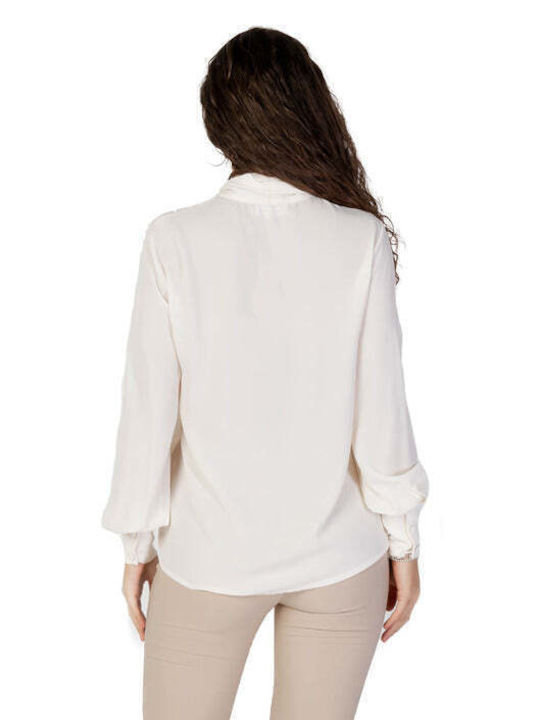 Sandro Ferrone Women's Blouse Long Sleeve White