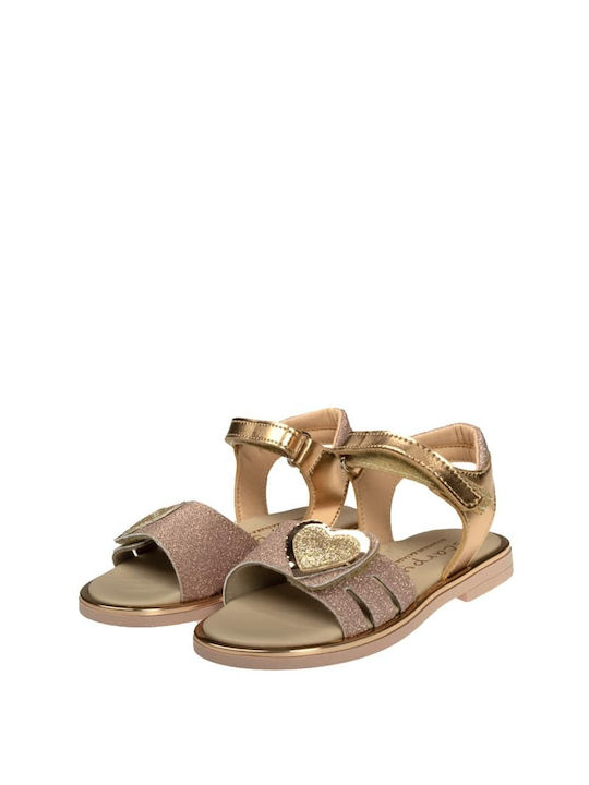 Scarpy Kinder Sandalen Gold