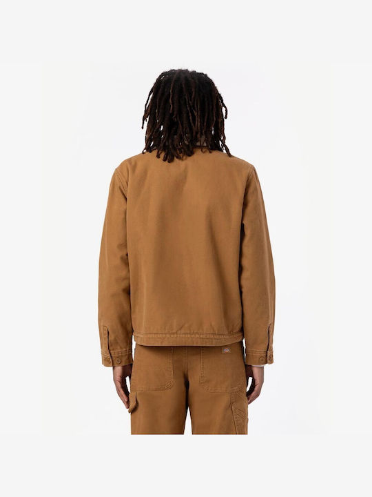 Dickies Canvas Ανδρικό Χειμωνιάτικο Μπουφάν Brown