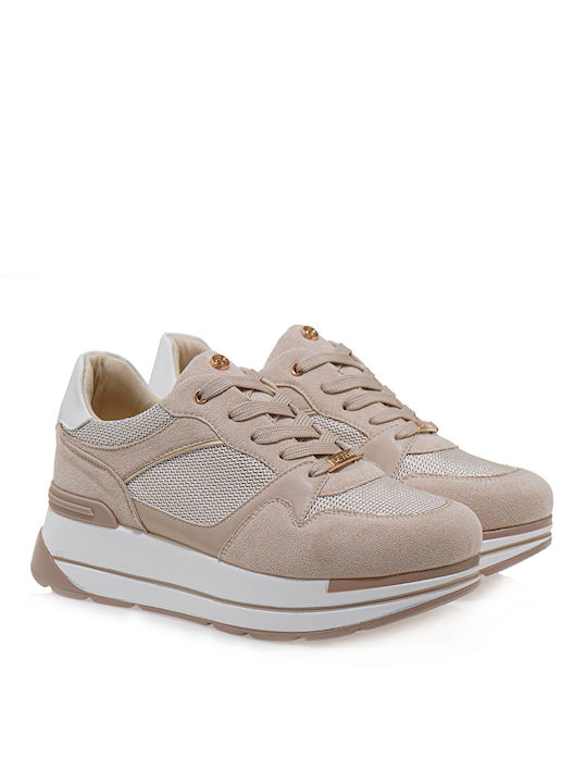 Seven Damen Sneakers Beige