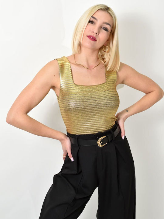 Women's Summer Blouse Gold