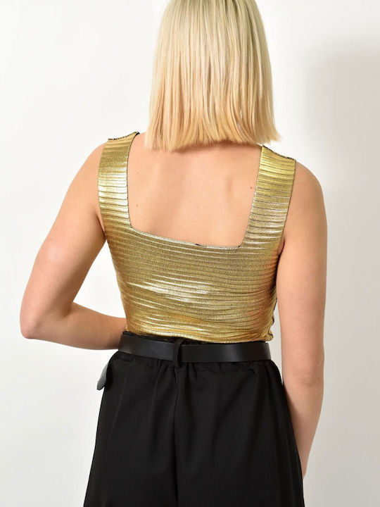 Women's Summer Blouse Gold