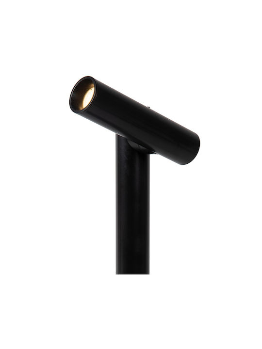 Lucide Lightning Μεταλλικό Πορτατίφ LED με Μαύρο Καπέλο και Βάση