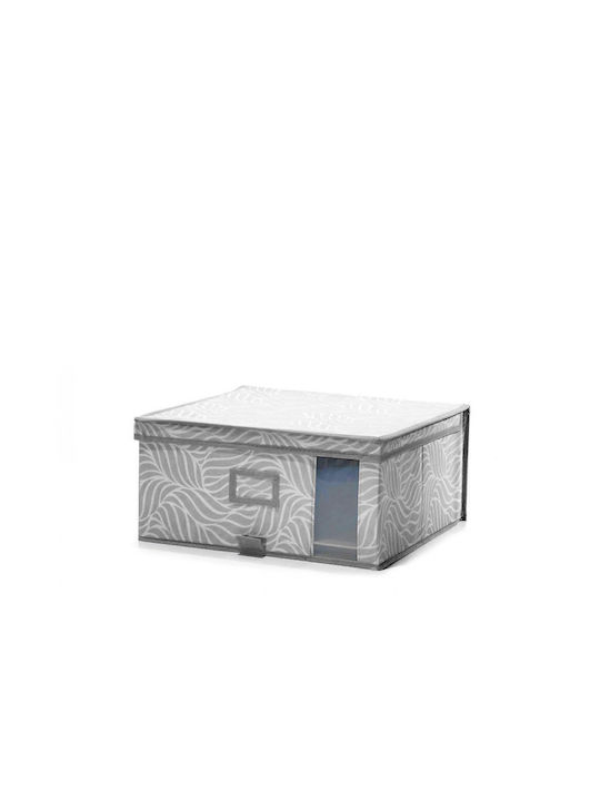 General Trade Fabric Storage Box with Lid Gray 30x30x15cm 1pcs