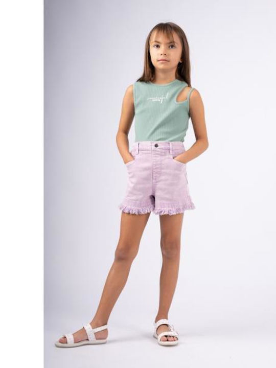 Kids' Shorts/Bermudas Fabric Lilac