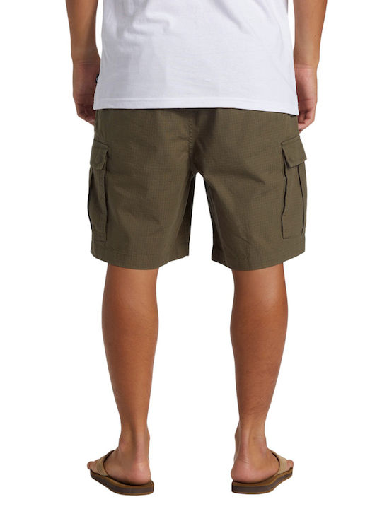 Quiksilver Taxer Ανδρική Βερμούδα Cargo Khaki