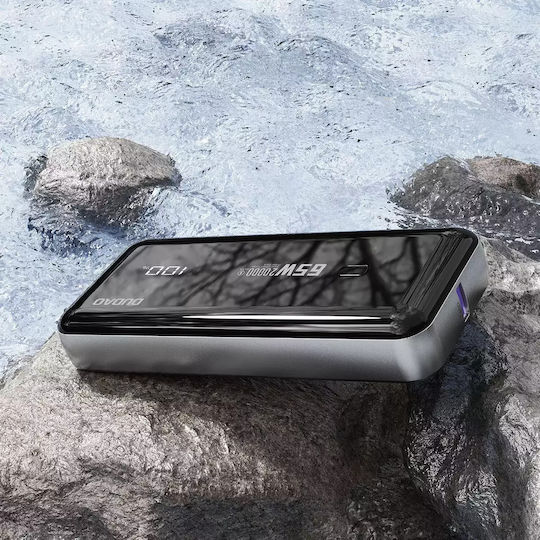 Dudao K65 Power Bank 20000mAh 65W Μαύρο