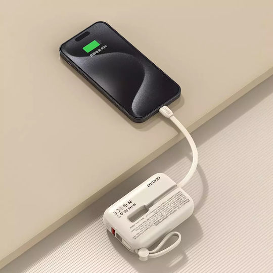Dudao K-14 Power Bank 10000mAh 22.5W Power Delivery Бежов